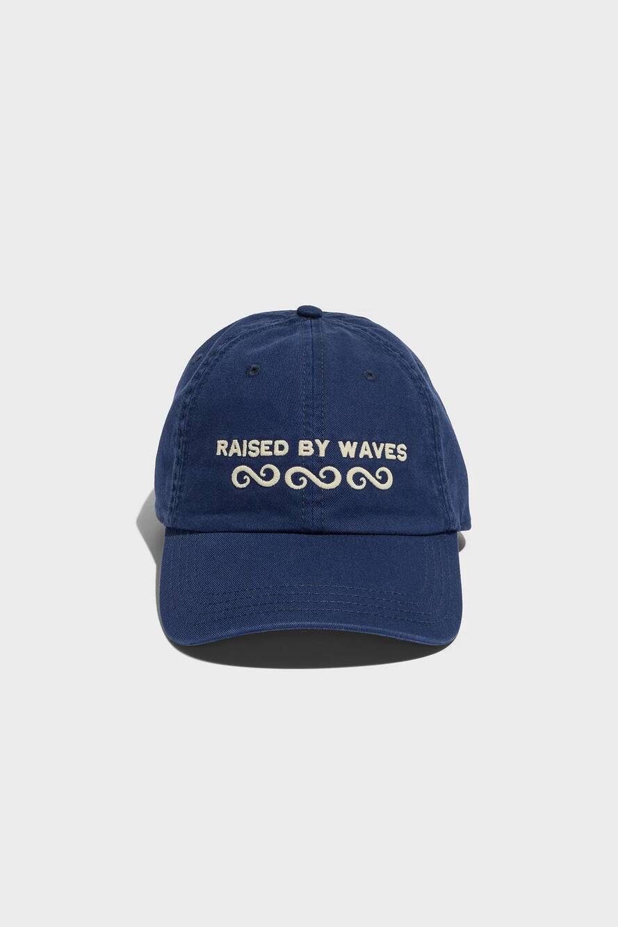 NEW SPIRITUAL GANGSTER women's raised by the waves dad cap in indigo